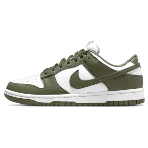 Nike Dunk Low Wmns 'Medium Olive' Nike Dunk casual shoes with iconic low-top shape