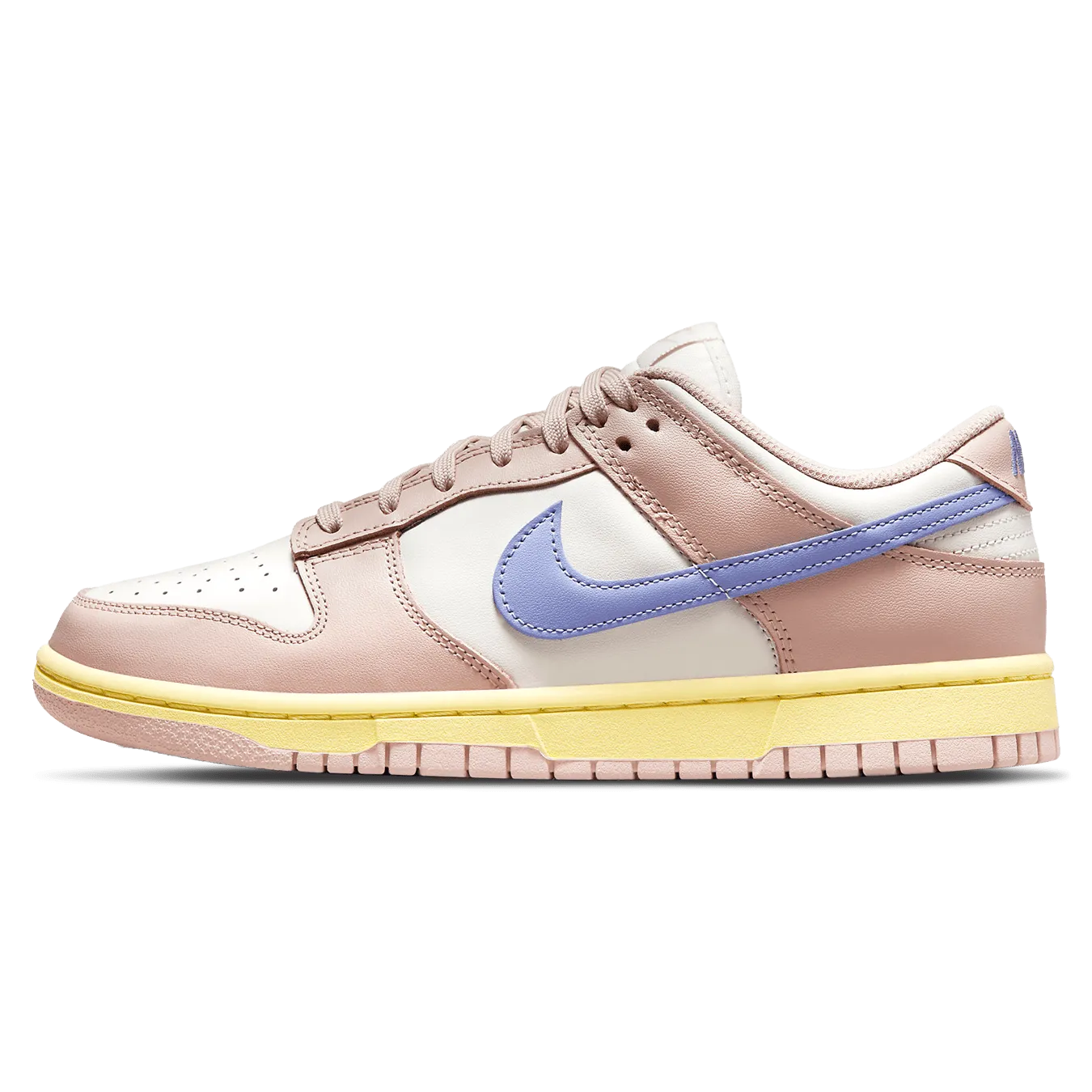 Nike Dunk Low Wmns 'Pink Oxford' Nike Dunk casual shoes with iconic low-top shape