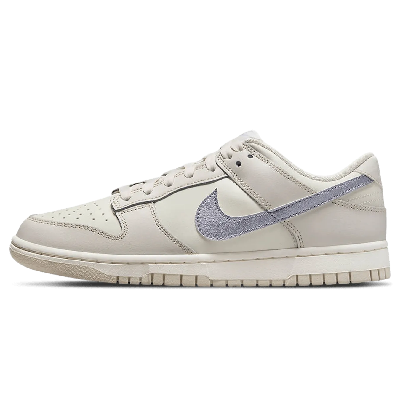 Nike Dunk Low Wmns 'Sail Oxygen Purple' Nike Dunk casual shoes with iconic low-top shape