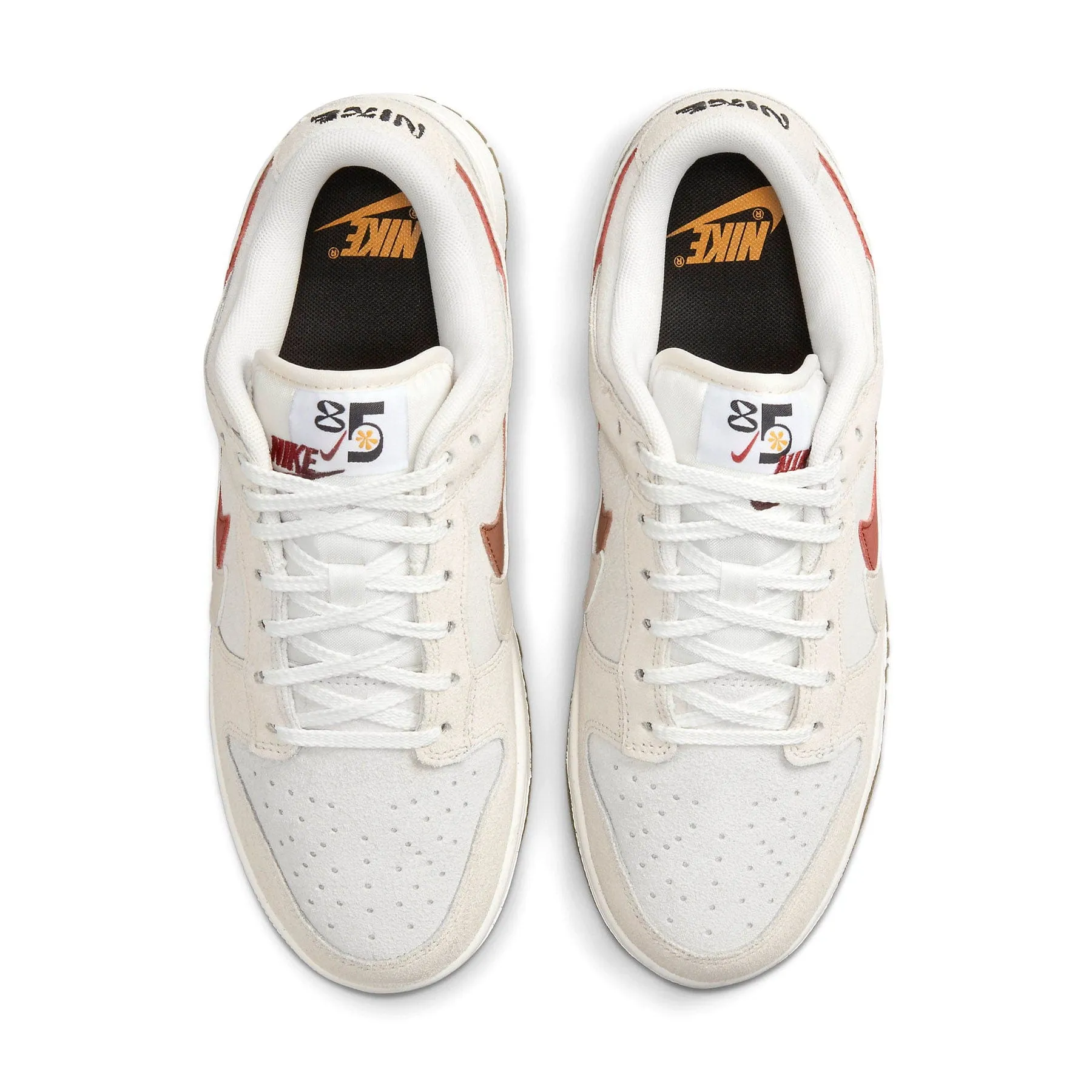 Nike Dunk Low Wmns SE 85 'Double Swoosh Sail Orange' Nike Dunk stylish shoes