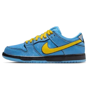 Nike Dunk SB Low x The Powerpuff Girls 'Bubbles' Nike Dunk casual shoes with iconic low-top shape