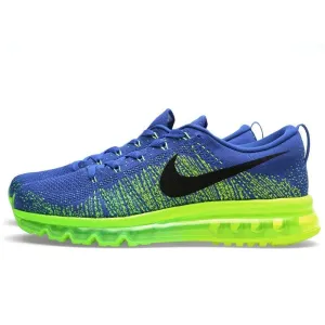 Nike Flyknit Max Game Royal & Black Nike Air Max sneakers with air cushioning design