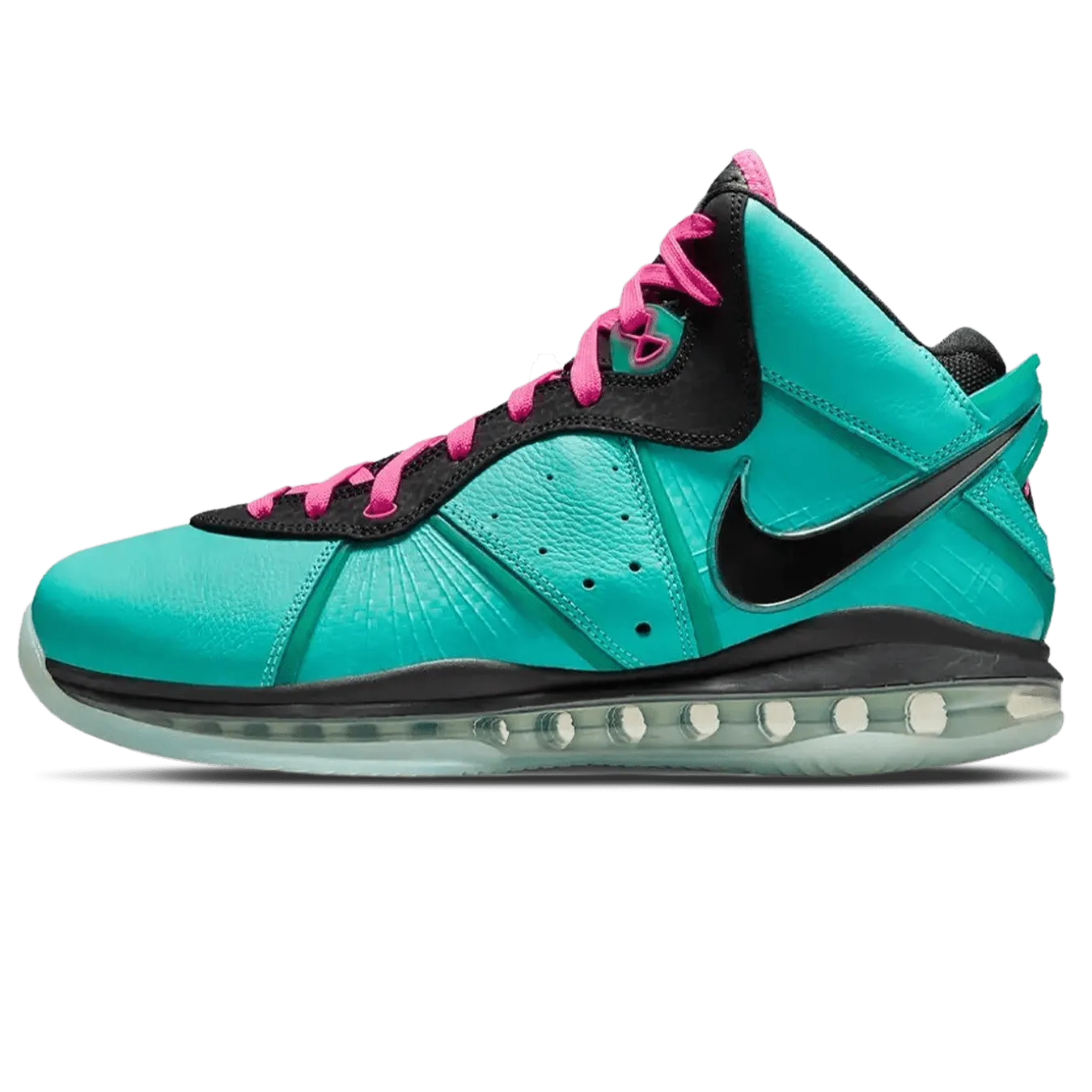 Nike LeBron 8 Retro 'South Beach' 2021 Nike Air Max lifestyle sneakers with sport details