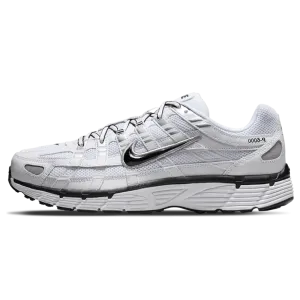 Nike P-6000 'White Metallic Silver Black' nike p6000 lightweight trainers for everyday wear