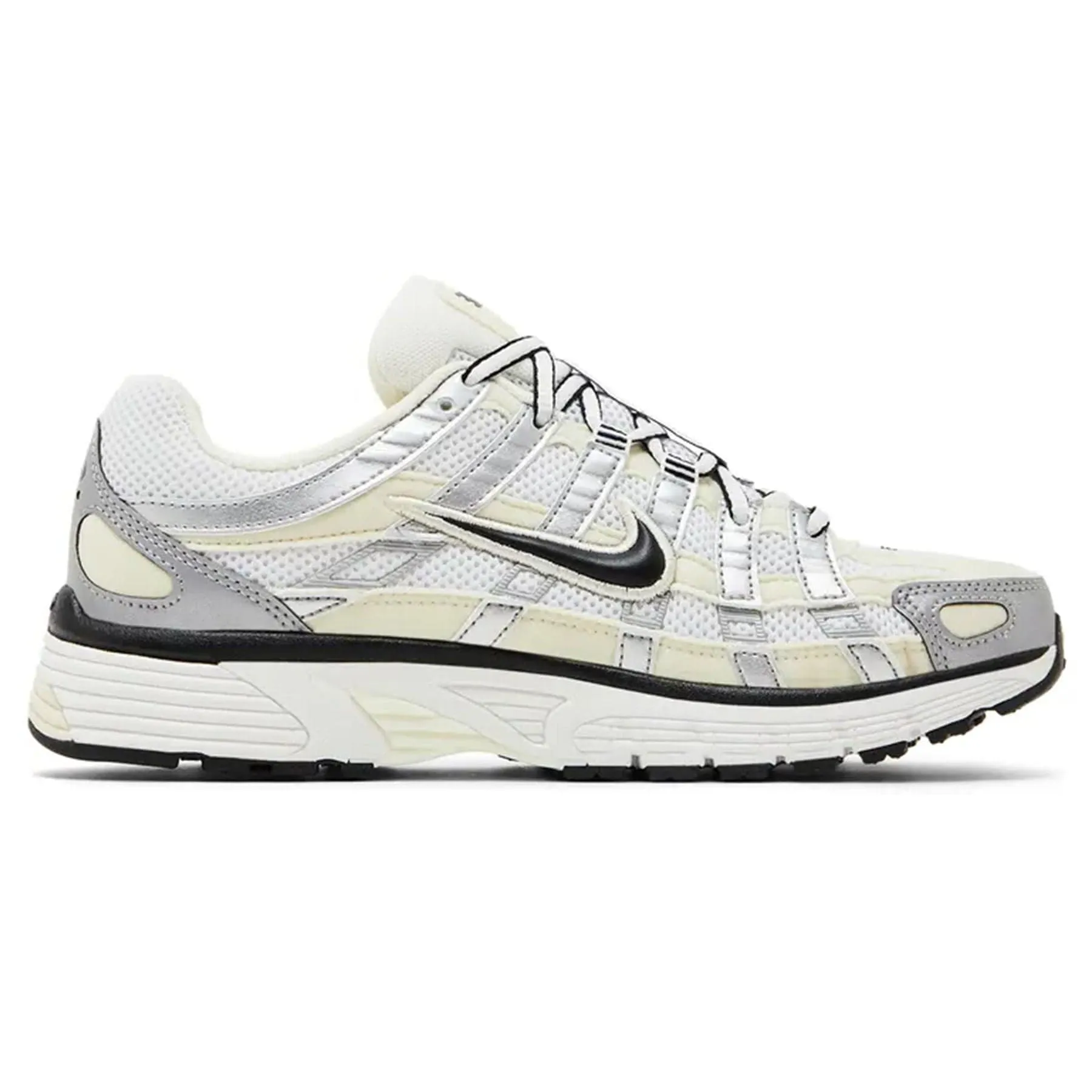 Nike P-6000 Wmns 'Coconut Milk Metallic Silver' P6000 edition