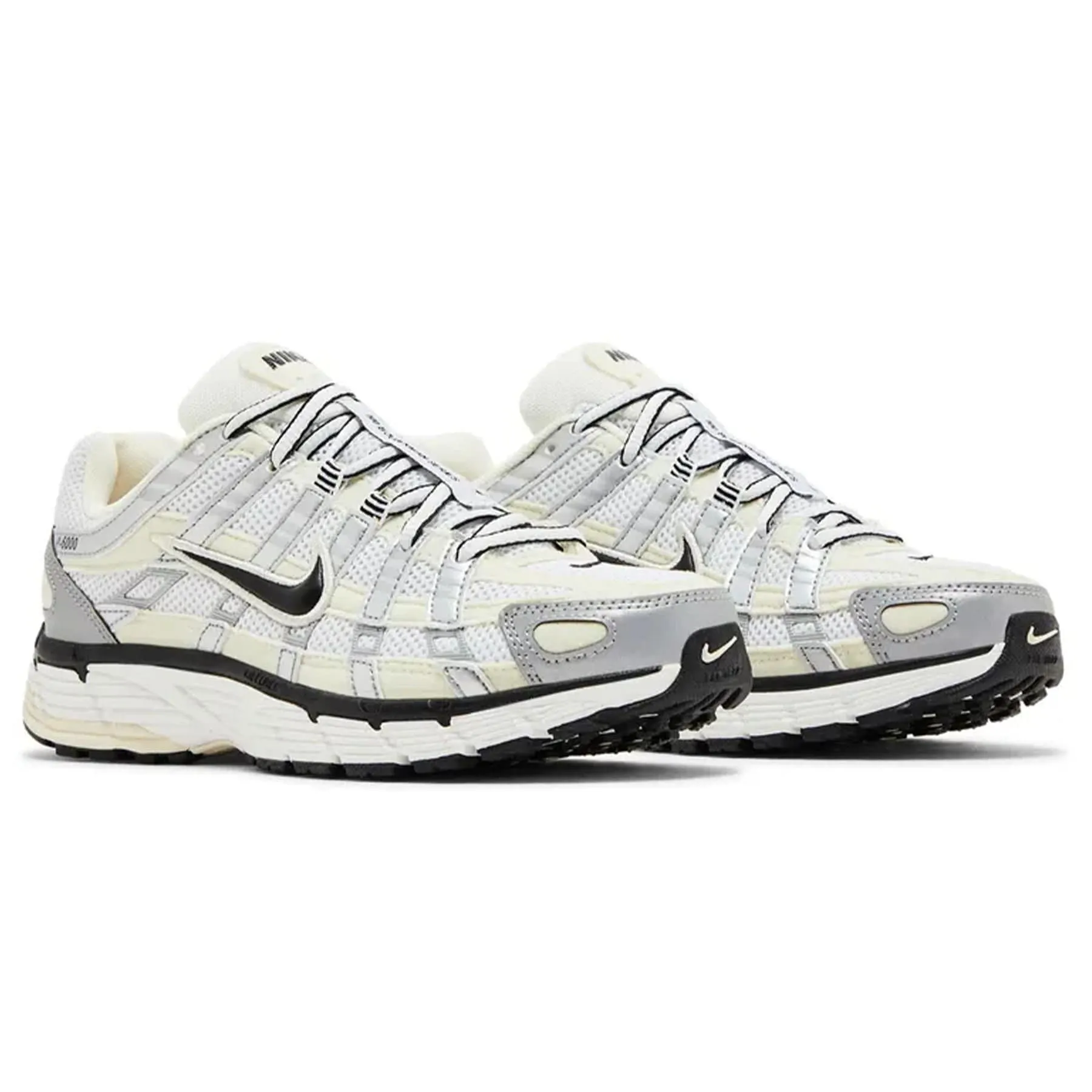 Nike P-6000 Wmns 'Coconut Milk Metallic Silver' P6000 edition