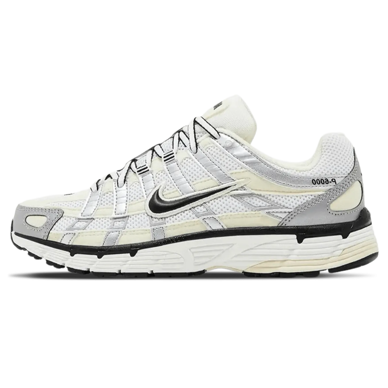 Nike P-6000 Wmns 'Coconut Milk Metallic Silver' nike p6000 lightweight trainers for everyday wear