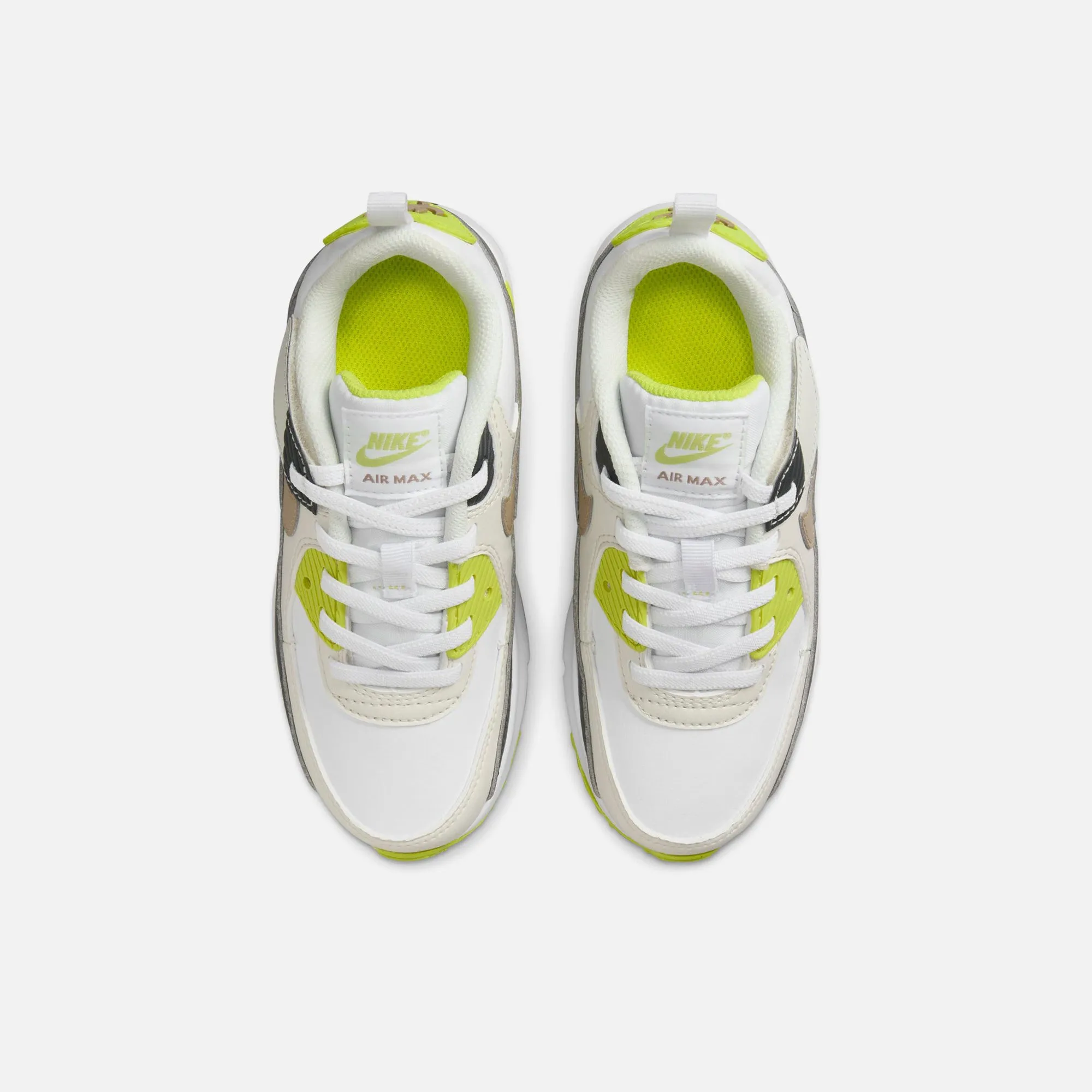 Nike PS Air Max 90 Easyon - White / Khaki / Cyber / Dark Smoke Grey Nike performance sneakers
