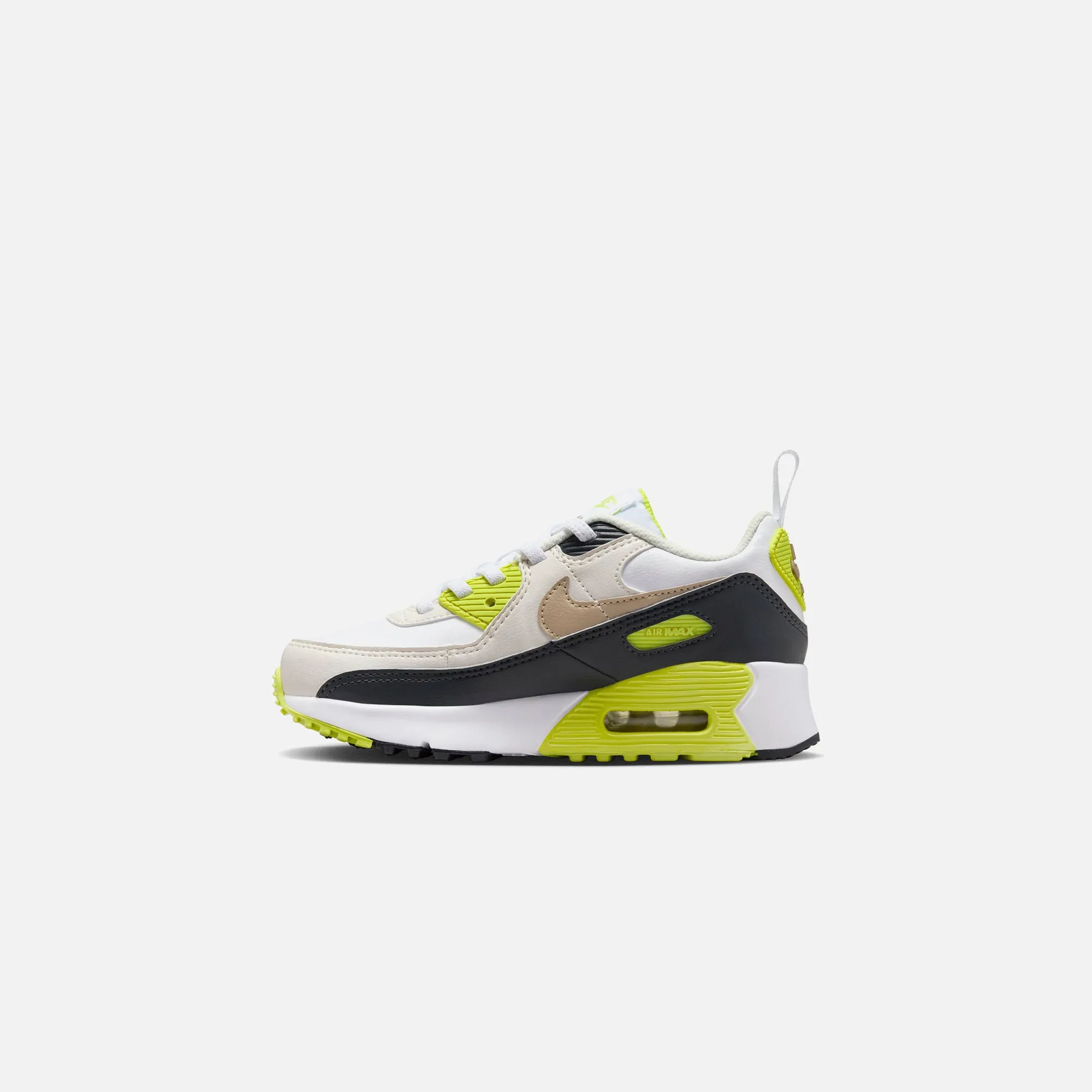 Nike PS Air Max 90 Easyon - White / Khaki / Cyber / Dark Smoke Grey Nike performance sneakers