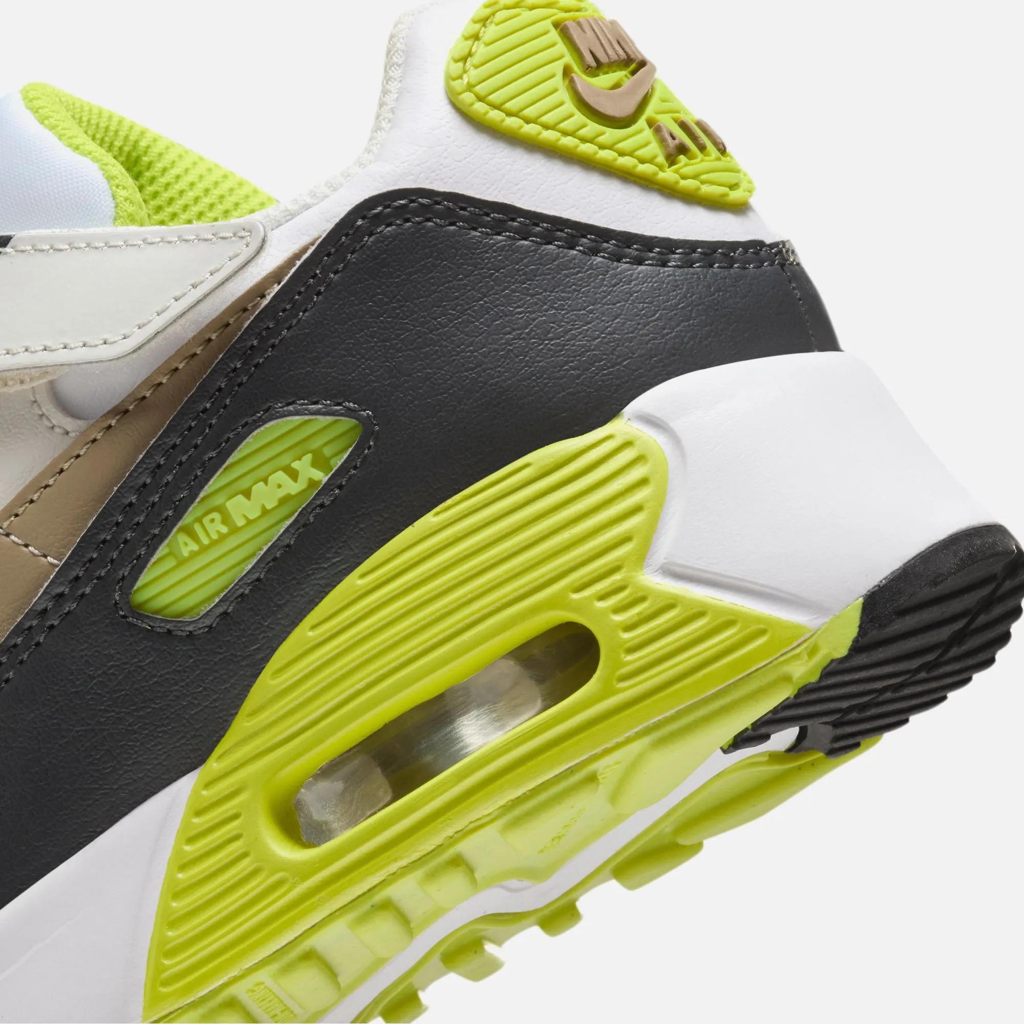 Nike PS Air Max 90 Easyon - White / Khaki / Cyber / Dark Smoke Grey Nike performance sneakers