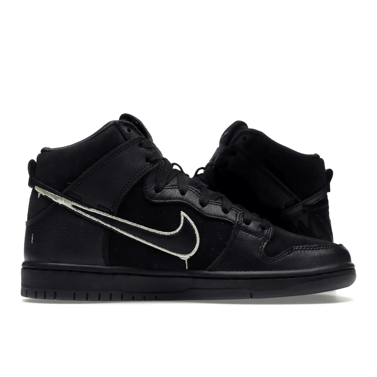 Nike SB Dunk High FAUST Black Gold Nike Dunk heritage sneakers