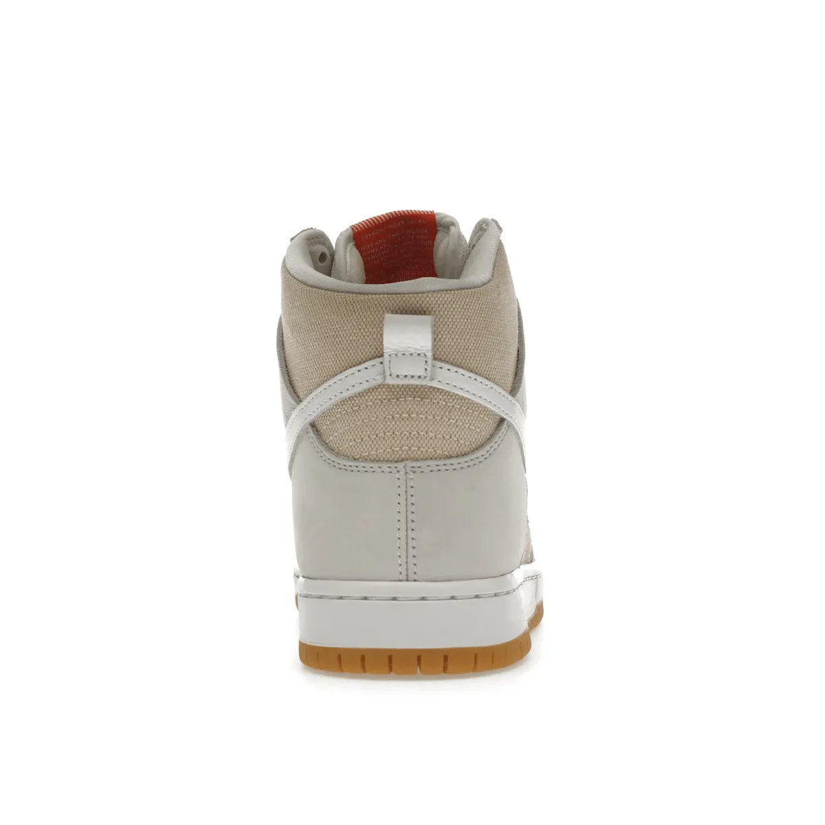 Nike SB Dunk High Pro ISO Orange Label Unbleached Natural Nike Dunk heritage sneakers
