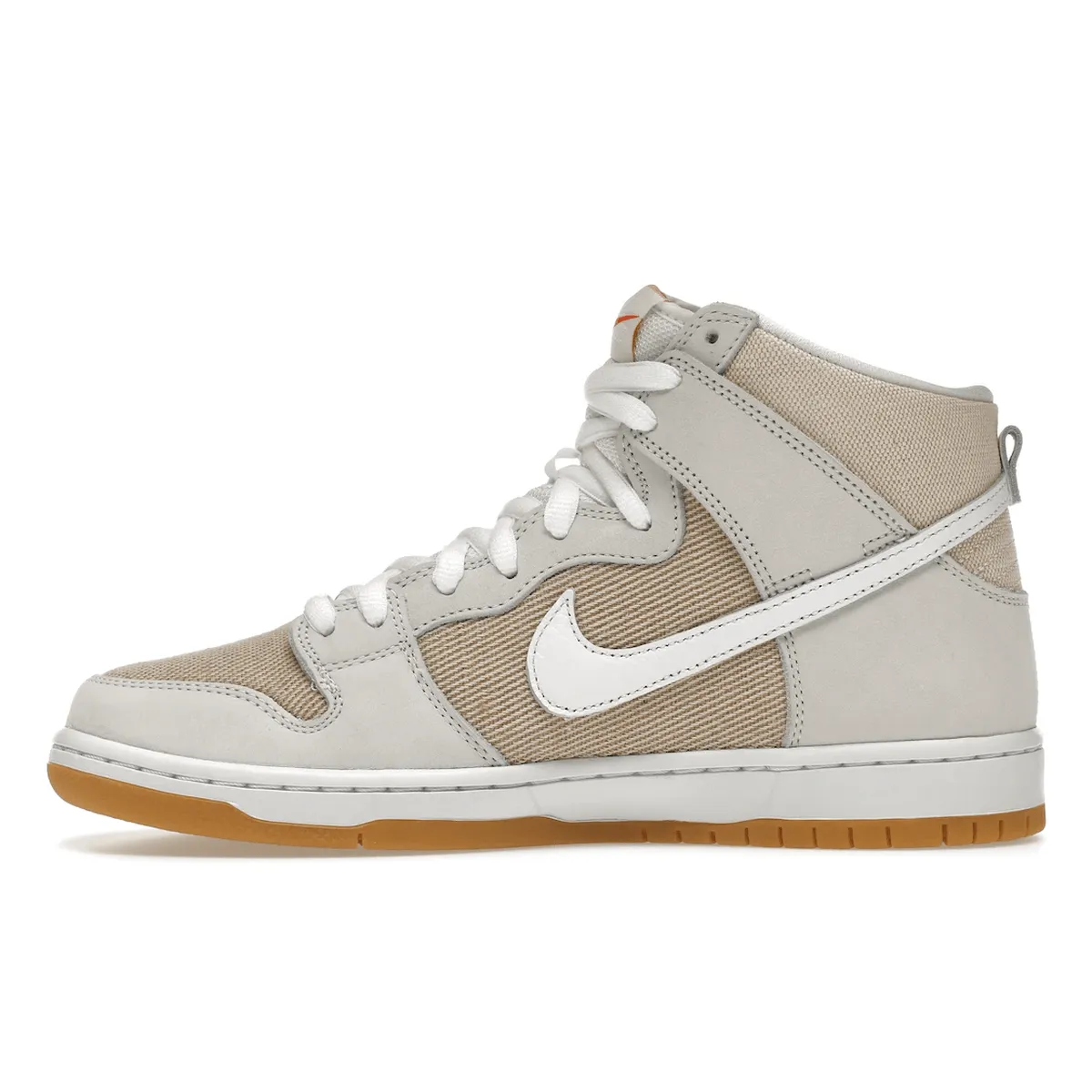Nike SB Dunk High Pro ISO Orange Label Unbleached Natural Nike Dunk heritage sneakers