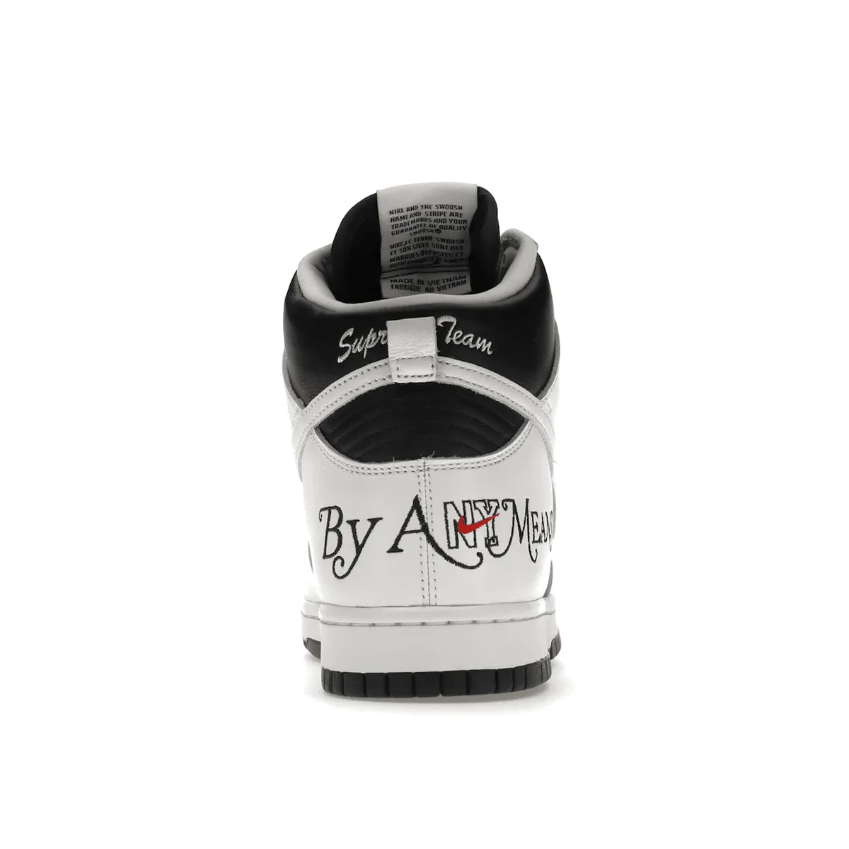 Nike SB Dunk High Supreme By Any Means Black Nike Dunk heritage sneakers