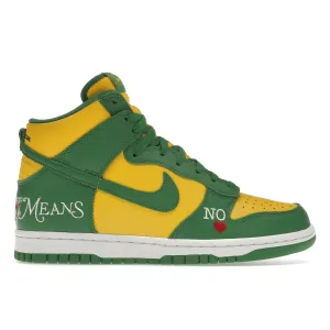 Nike SB Dunk High Supreme By Any Means Brazil Nike Dunk stylish shoes for sport and street