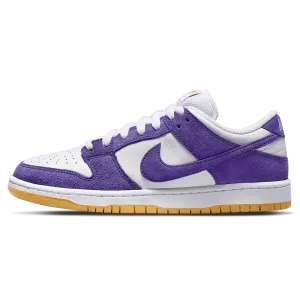 Nike SB Dunk Low Pro ISO Orange Label 'Court Purple' Nike Dunk casual shoes with iconic low-top shape