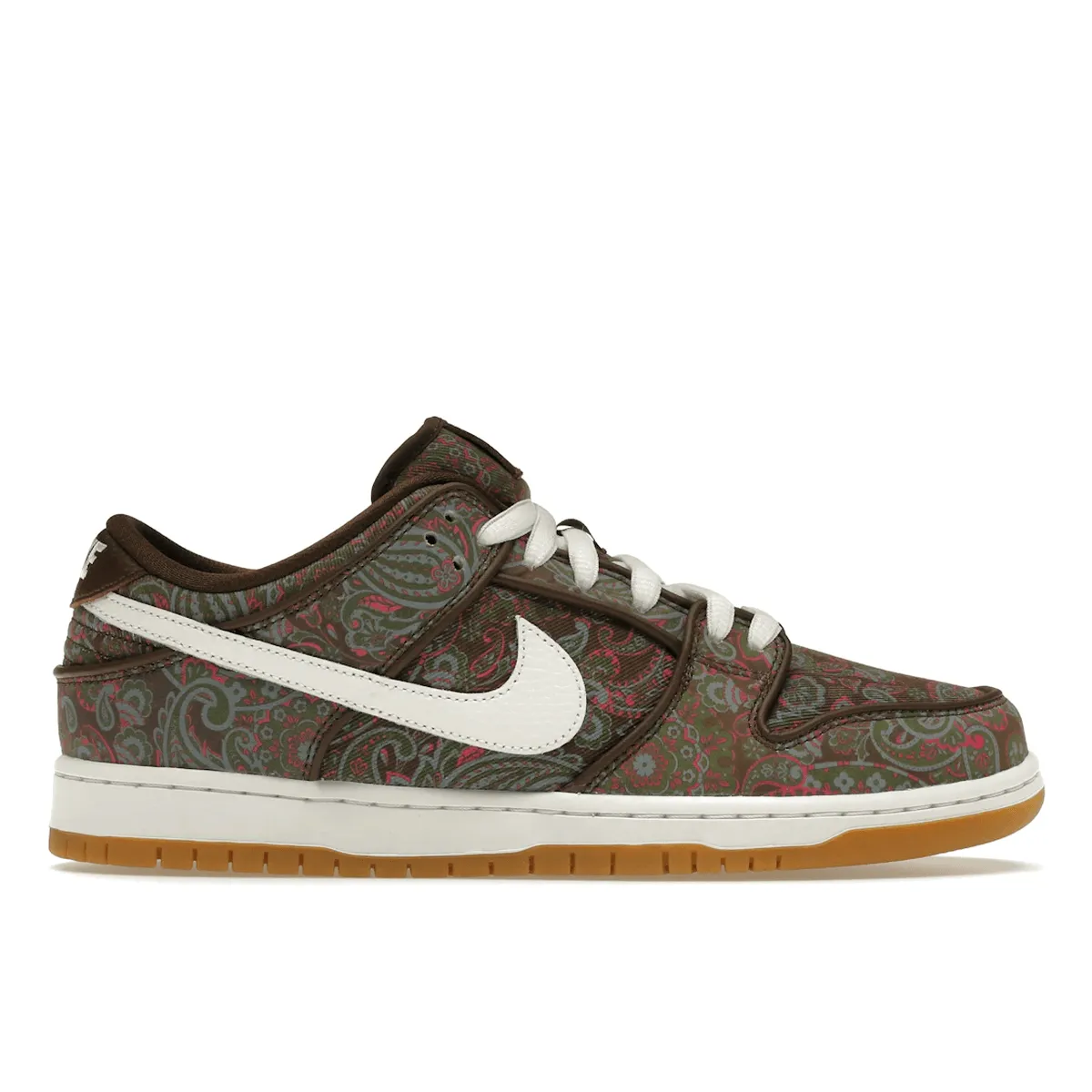 Nike SB Dunk Low Pro Paisley Brown Nike Dunk sneakers inspired by basketball roots