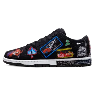 Nike SB Dunk Low Pro QS 'Neckface' Nike Dunk casual shoes with iconic low-top shape