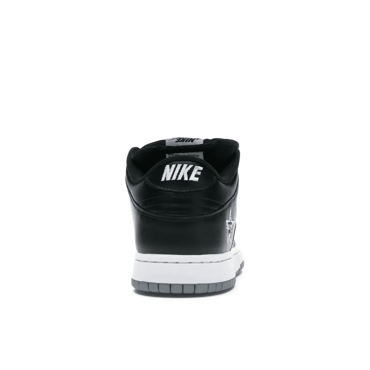 Nike SB Dunk Low Supreme Jewel Swoosh Silver Nike Dunk low sneakers