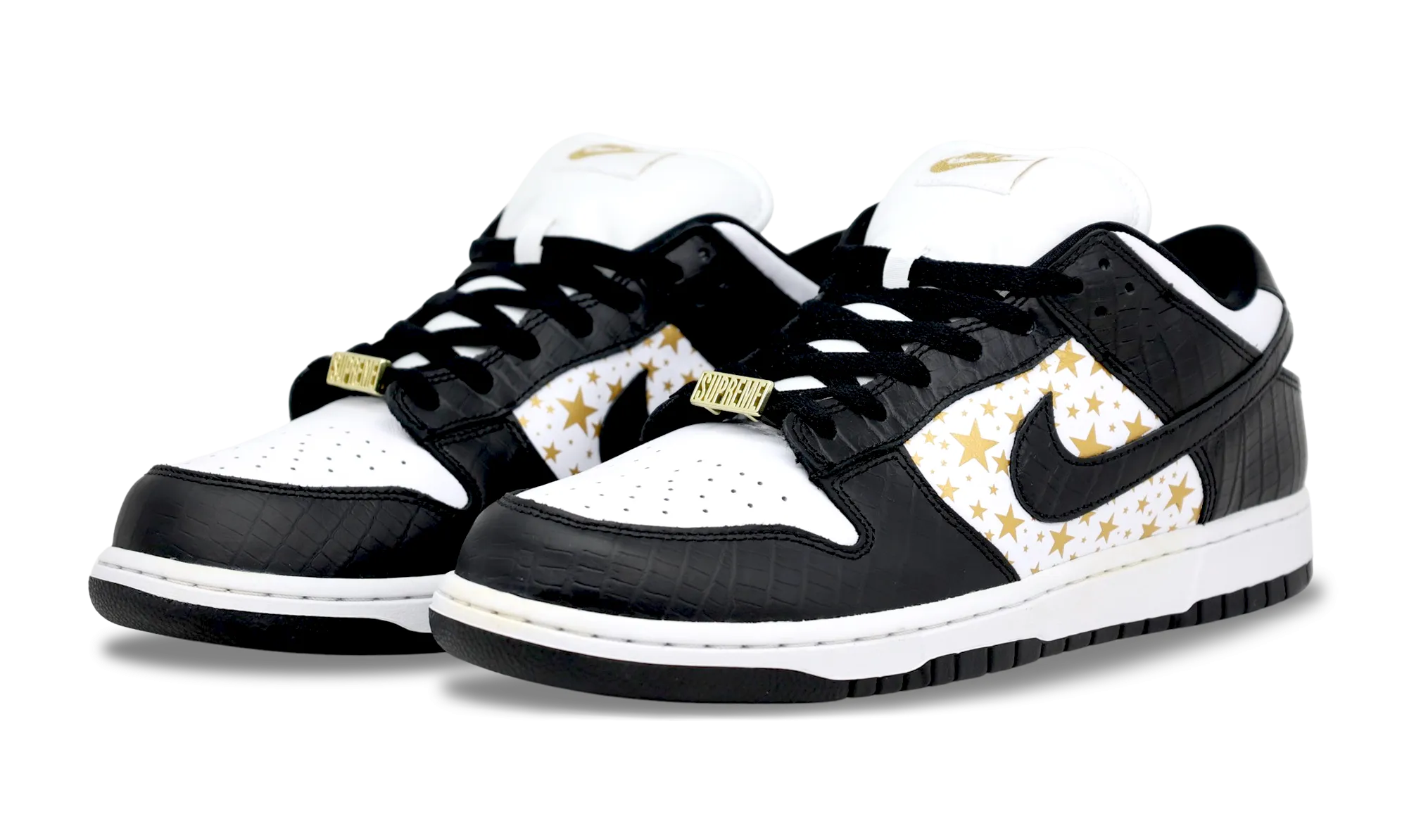 Nike SB Dunk Low x Supreme Stars Black (DH3228-102) Men's Size 10.5 Dunk sneakers