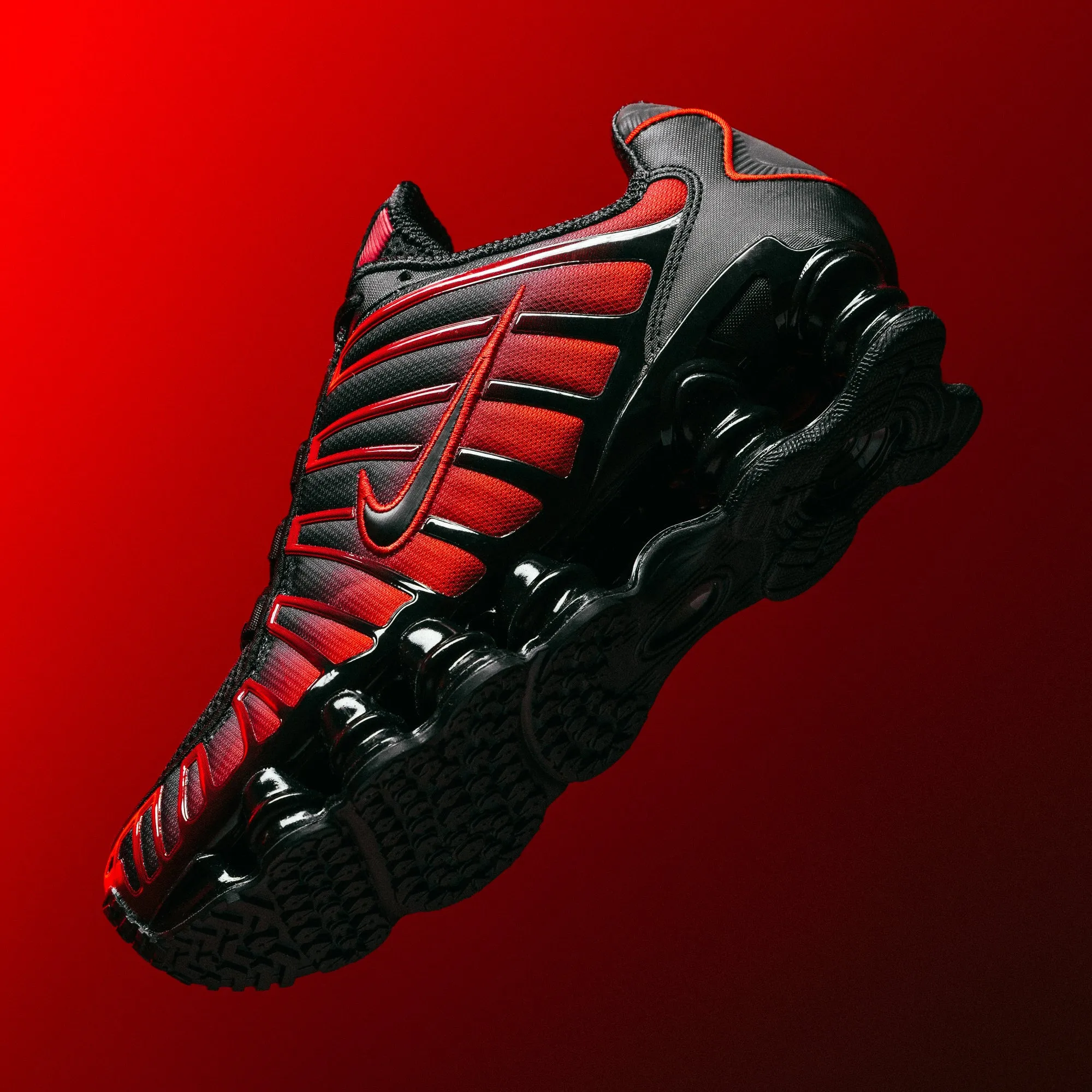 Nike Shox TL - Black/University Red Nike signature shoe looks