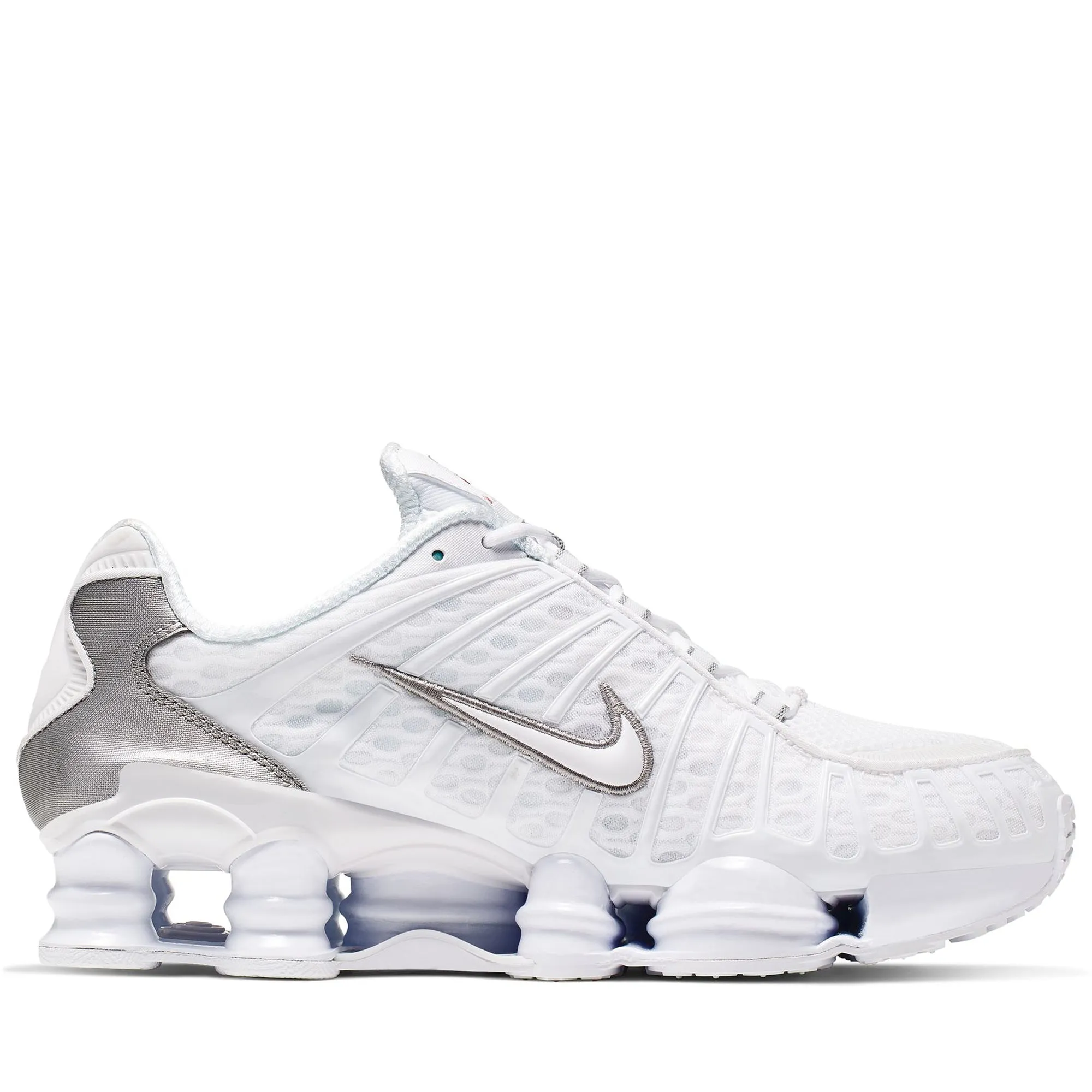Nike Shox TL - White/Metallic Silver Nike signature shoe looks