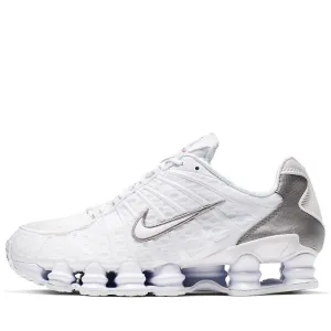 Nike Shox TL - White/Metallic Silver Nike premium shoe collections