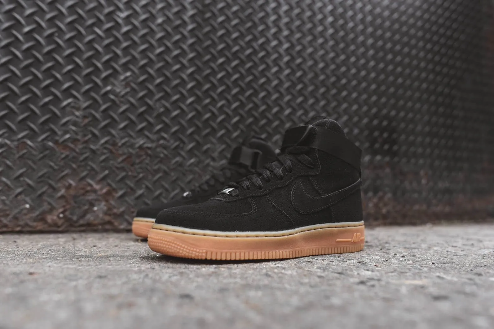 Nike WMNS Air Force 1 Hi Suede Black Nike Air Force 1 low-top sneakers
