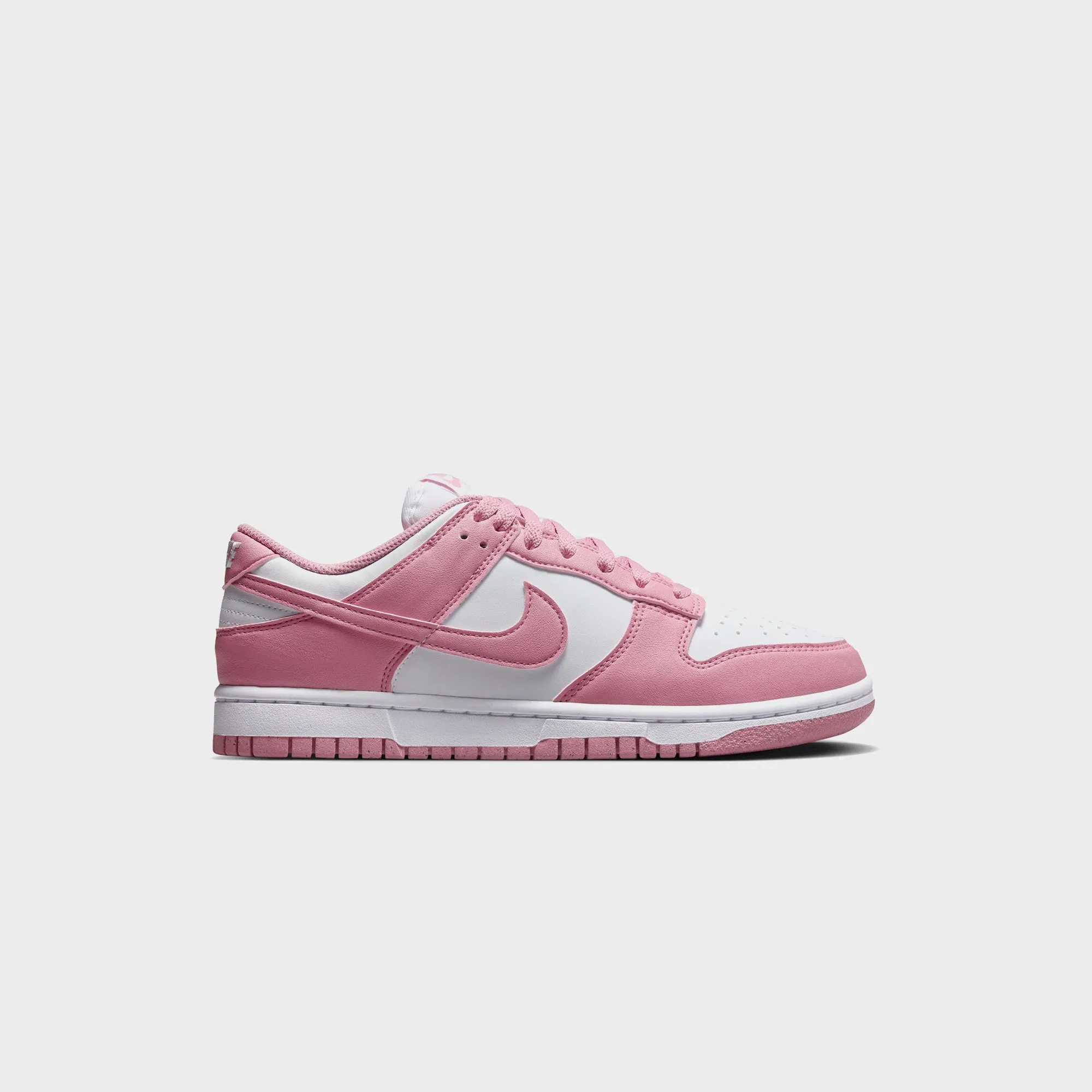Nike WMNS Dunk Low - White / Elemental Pink Nike casual sneakers for men and women