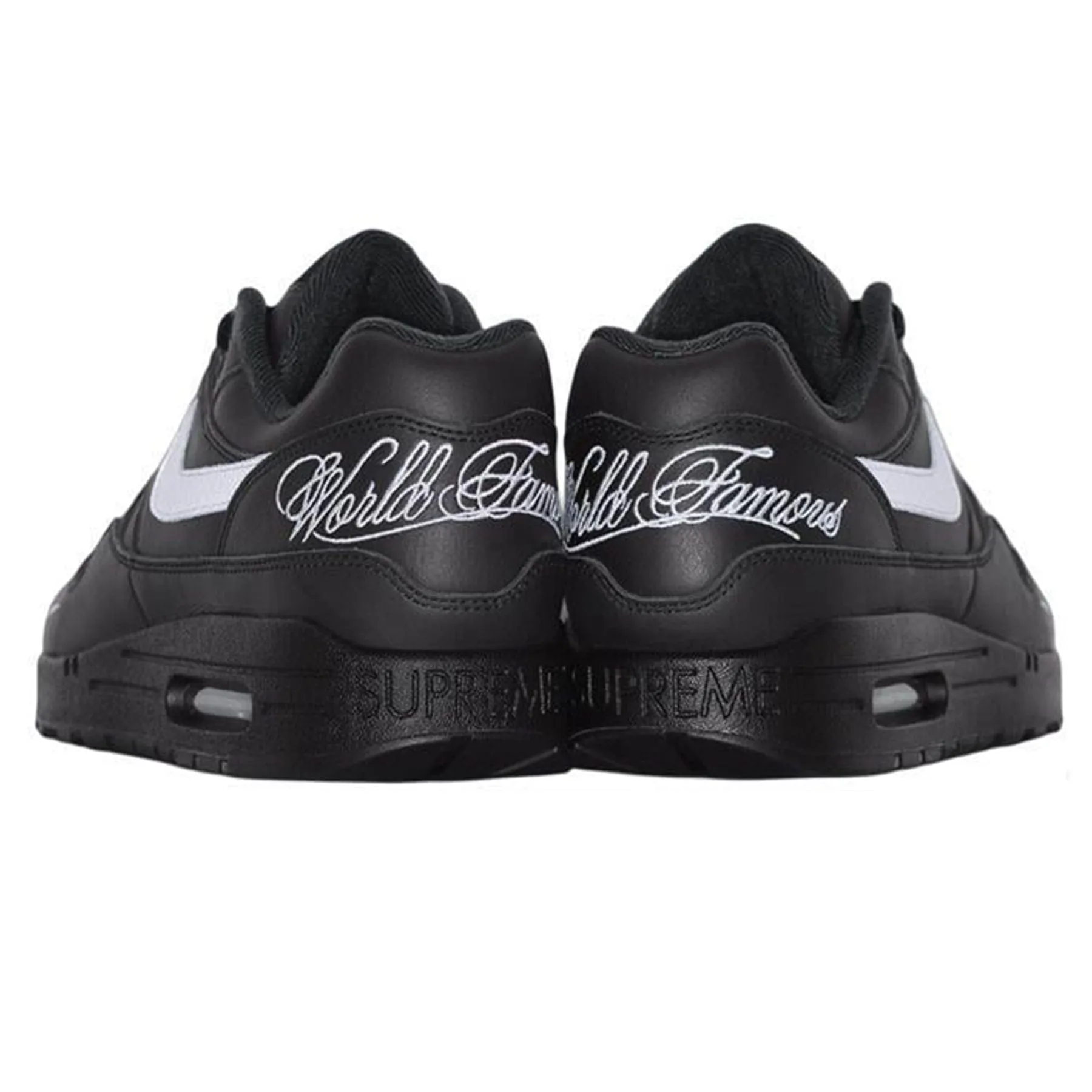 Nike x Supreme Air Max 1 '87 SP 'Black White' Nike Max Plus series