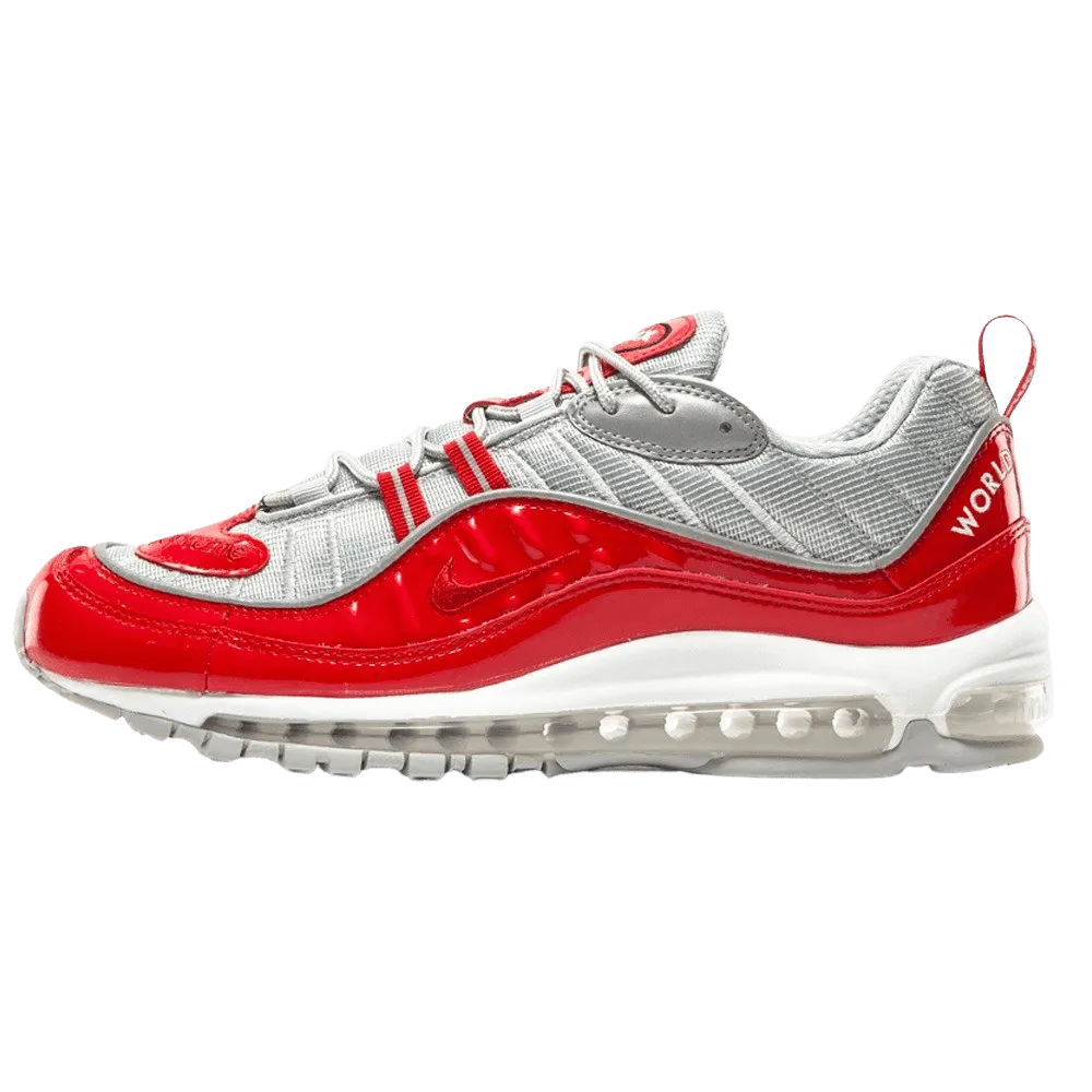 Nike x Supreme Air Max 98 'Varsity Red' Nike Air Max sneakers with air cushioning design