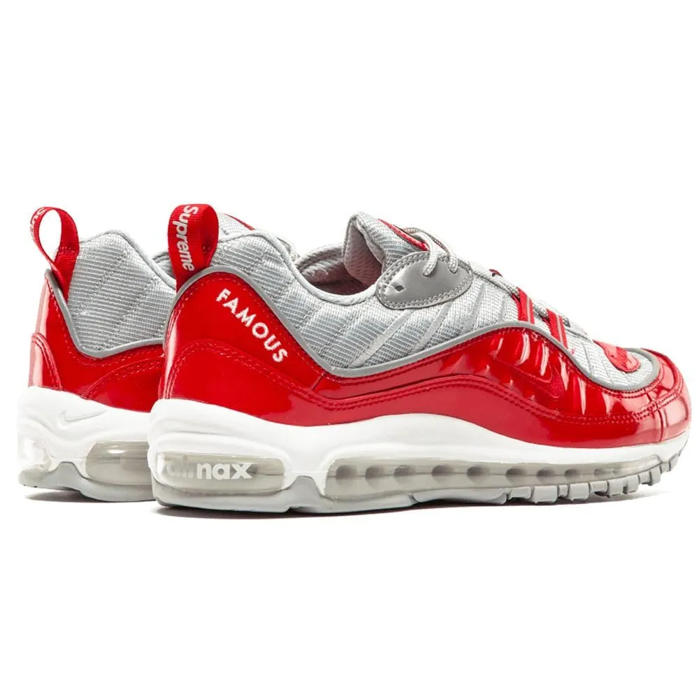 Nike x Supreme Air Max 98 'Varsity Red' Nike Air Max cushioned sneakers