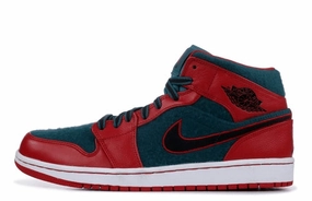 nike Air Jordan 1 Mid Gym Red Dark Sea 633206-608 Iconic Jordan 1 sneakers for collectors