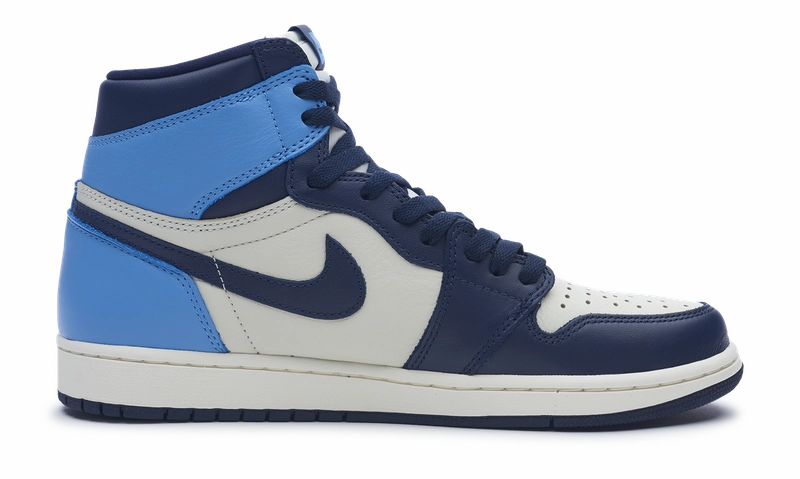 Nike Air Jordan 1 Retro High Obsidian UNC 555088-140 Heritage-inspired daily shoes