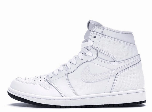 nike Air Jordan 1 Retro High OG 'White Perforated' Iconic Jordan 1 sneakers for collectors