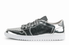 Nike Air Jordan 1 Retro Low Pinnacle Metallic Silver 852549-003 Iconic Jordan 1 sneakers for collectors
