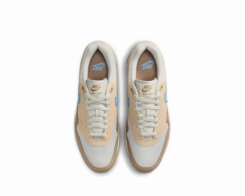 Nike Air Max 1 Essential "Light Bone Psychic Blue" Nike Men??s athletic shoes