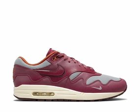 Nike Air Max 1 x Patta "Night Maroon" Nike men??s athletic shoes with versatile design