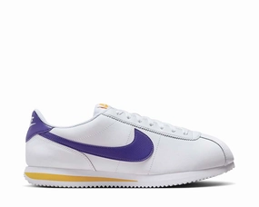 Nike Cortez "Lakers" Nike men??s athletic shoes with versatile design