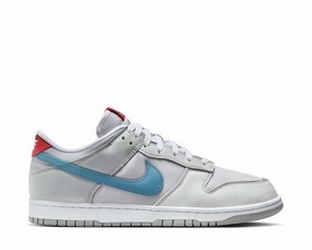 Nike Dunk Low QS "Silver Blue" Nike men??s athletic shoes with versatile design