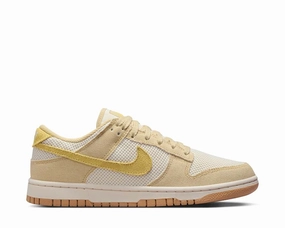 Nike Dunk Low SE W "Soft Yellow" Nike men??s athletic shoes with versatile design