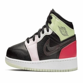 Nike Jordan 1 Mid Glow In The Dark GS 2019 (AV5174-076) Grade School Size 5Y-7Y Iconic Jordan 1 sneakers for collectors