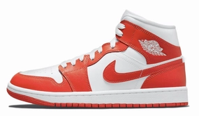 Nike Jordan 1 Mid Habanero Red (W) (BQ6472-116) Women's Size 6-9 Iconic Jordan 1 sneakers for collectors