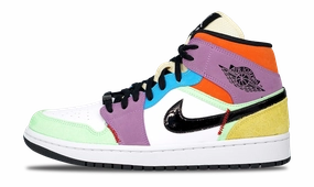Nike Jordan 1 Mid SE Multi-Color (CW1140-100) Women's Size 9-12 Shoes Iconic Jordan 1 sneakers for collectors