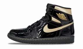 Nike Jordan 1 Retro High OG Black Metallic Gold 2020 (555088-032) Men 8-12 Iconic Jordan 1 sneakers for collectors