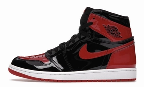 Nike Jordan 1 Retro High OG Patent Bred 2021 (555088-063) Men's Size 7-13 Iconic Jordan 1 sneakers for collectors