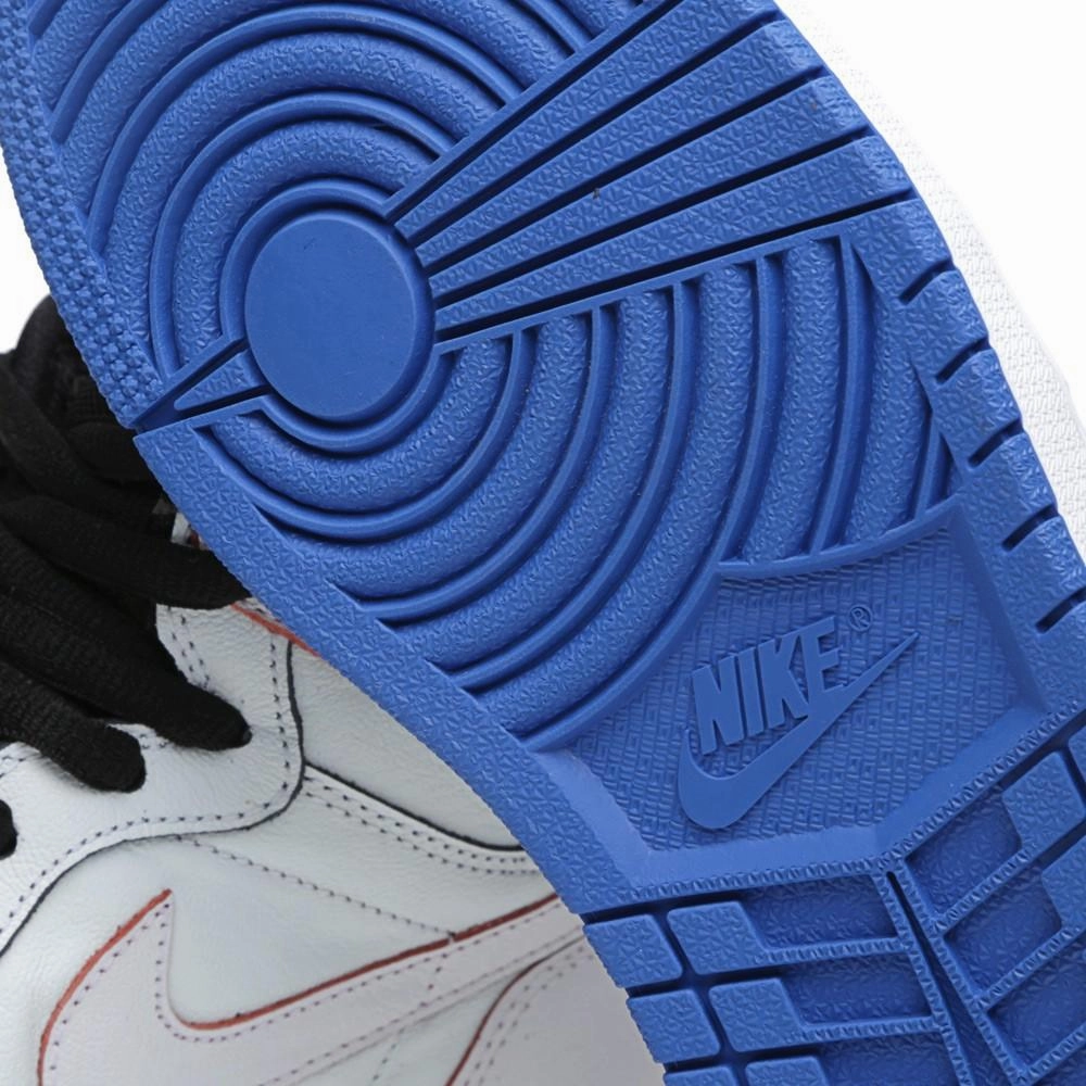 Nike SB x Lance Mountain Air Jordan 1 White Air Jordan 1 vintage style sneakers