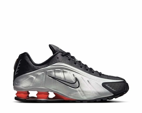 Nike Shox R4 "Metallic Silver" Nike men??s athletic shoes with versatile design