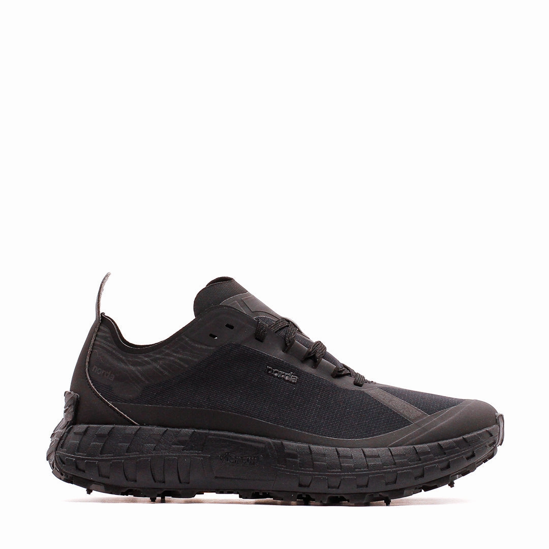 Norda Men 001 Stealth Black Norda trail running shoes with Dyneema upper