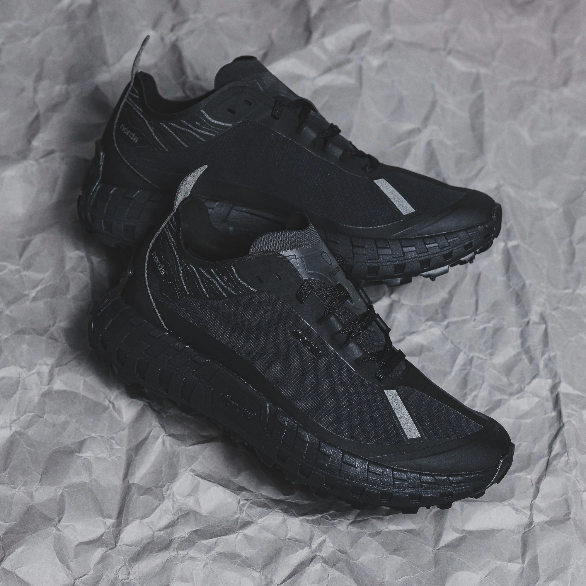 Norda Men 001 Stealth Black Norda high-performance trail shoes